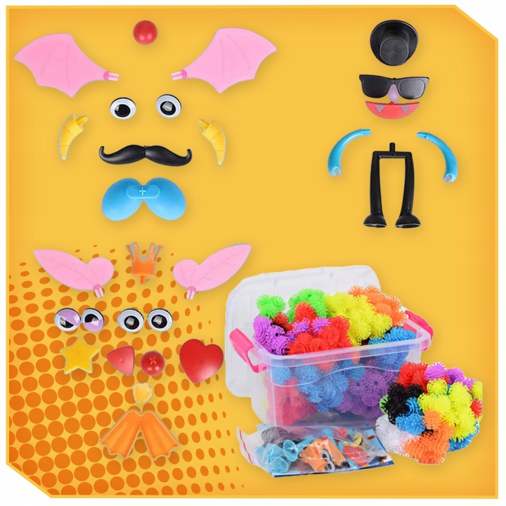 RZEPY CZEPY KLOCKI KREATYWNE DLA DZIECI DO ZABAWY NA PREZENT ZESTAW Kod producenta ZABAWKI DLA DZECI PUZZLE UKŁADANKA NA PREZENT